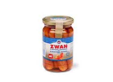 Beef hot dog sausages jars