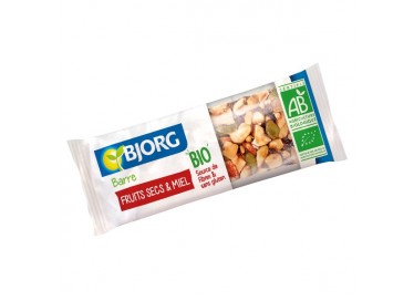 Barre fruits sec et miel 25g