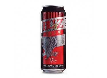 Buzz beer strong can 10% Alc
