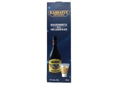 Irish cream 70 CL + 1 GLASS