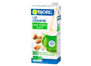 Lait d'amande sans sucre ajoutes 1L 