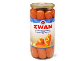 Chicken hot dog sausages jars