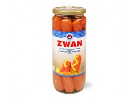Chicken hot dog sausages jars