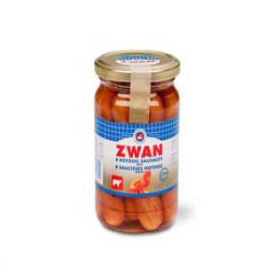 Beef hot dog sausages jars