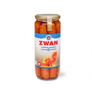 Beef hot dog sausages jars
